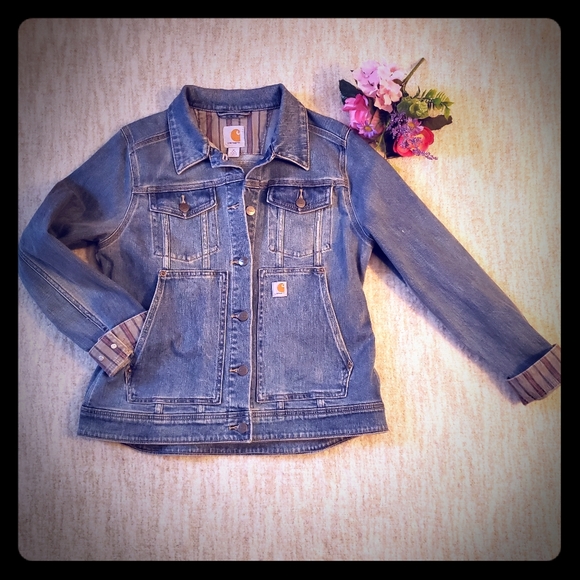 carhartt women's denim jacket